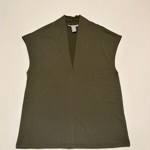 H&M Khaki Muscle Tee